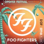 Plakát k vystoupení Foo's na Open'er festivalu (03. 07. 2024)